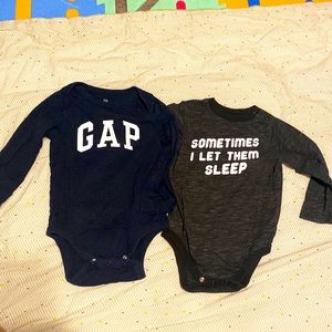18-24 month long sleeve onesies